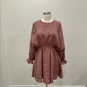 Beautiful Mauve Zara Flowy Short Dress